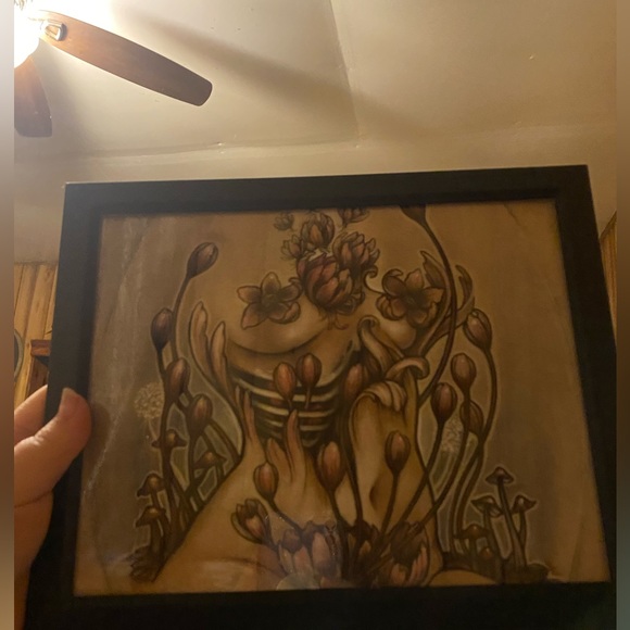 Framed artist print 💕 corpse, blossom cute in spooky - Picture 2 of 2